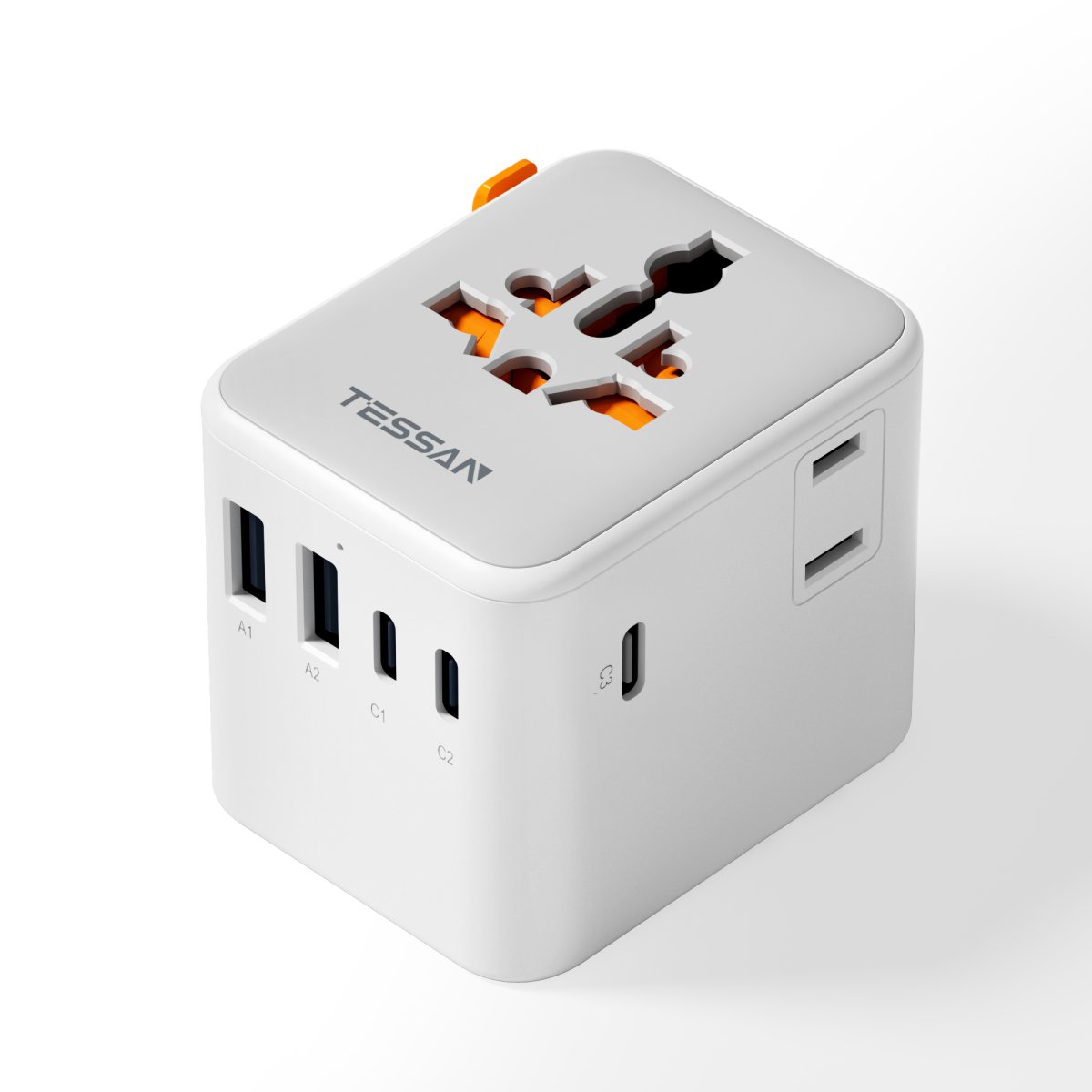 TESSAN Global Mini 28W Universal Travel Adapter GaNTechnology