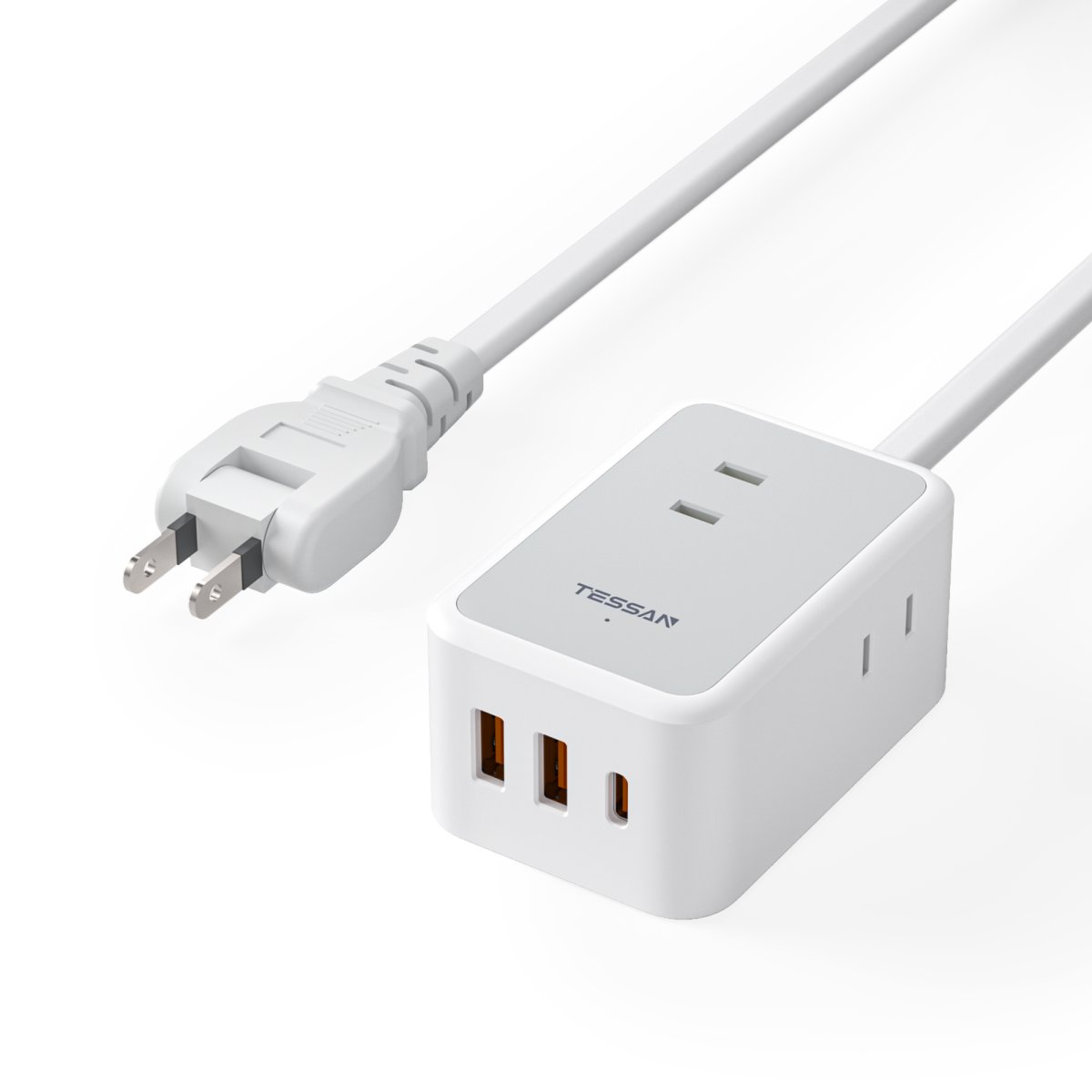 TESSAN Japan Mini USB Power Strip 2M/3M For Home and Office