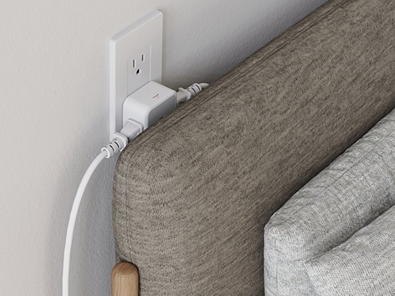 TESSAN Japan Small 5 in 1 USB Wall Socket With 90° Foldable Design