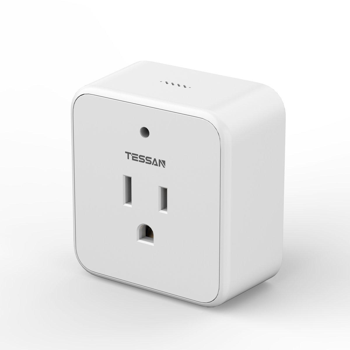 Tessan US/ Canada/ Mexico Voice Control Outlet, Wireless Remote Control Electrical Outlet, 10A/1250W